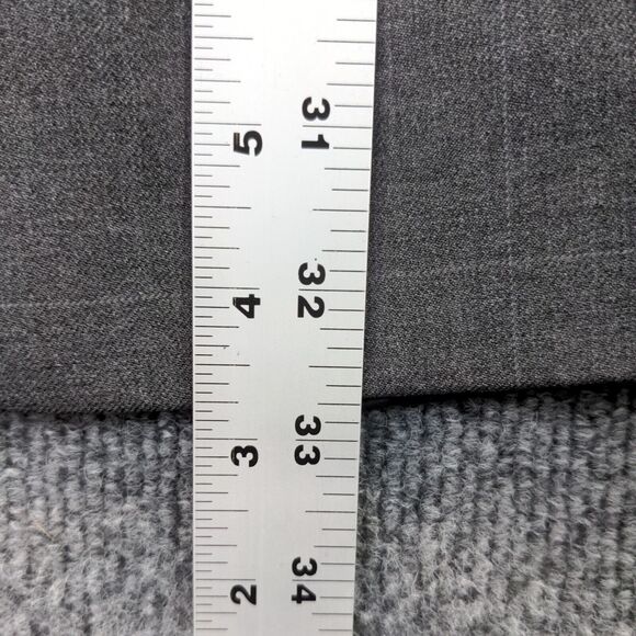 Jos. A. Bank Blazer Jacket Mens 3-Button Long Sleeve Gray Shoulder Pad - Picture 12 of 13